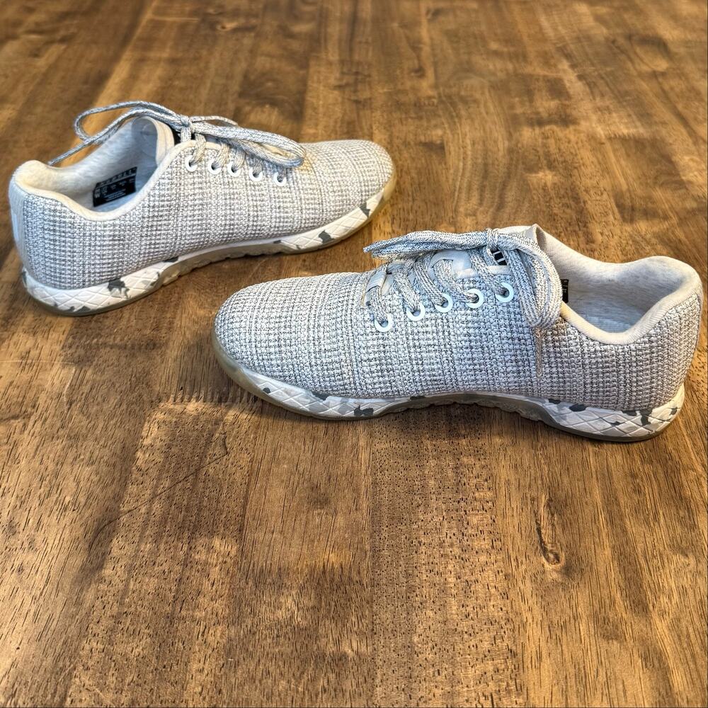 NOBULL Outwork Trainer CrossFit Gym Shoe Sneaker Textured Gray Women US 8 EU 39 - Picture 5 of 10